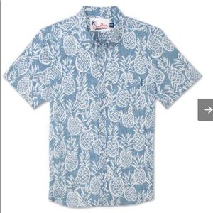 NWT Chubbies Men’s Shirt - casual button down - chambray - pineapple print